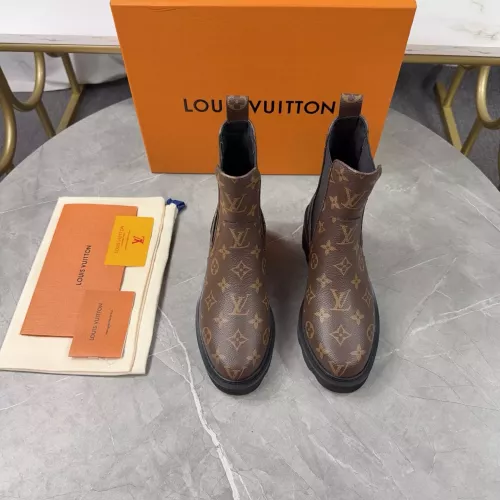 Cheap Louis Vuitton Boots For Women #1381550 Replica Wholesale [$115.00 USD] [ITEM#1381550] on Replica Louis Vuitton Boots