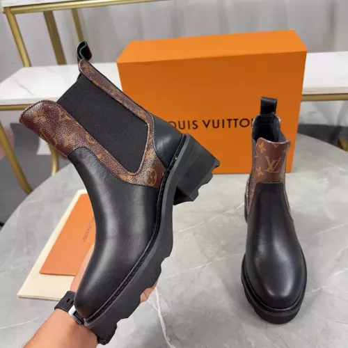 Cheap Louis Vuitton Boots For Women #1381551 Replica Wholesale [$115.00 USD] [ITEM#1381551] on Replica Louis Vuitton Boots