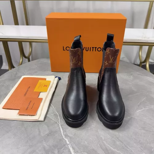 Cheap Louis Vuitton Boots For Women #1381551 Replica Wholesale [$115.00 USD] [ITEM#1381551] on Replica Louis Vuitton Boots
