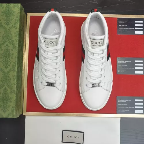Cheap Gucci High Tops Shoes For Men #1381604 Replica Wholesale [$92.00 USD] [ITEM#1381604] on Replica Gucci High Tops Shoes
