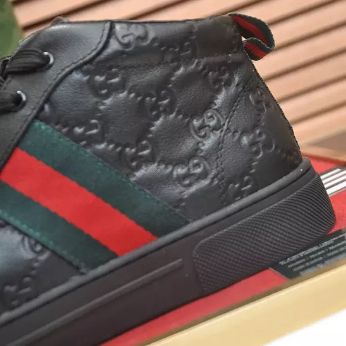 Cheap Gucci High Tops Shoes For Men #1381605 Replica Wholesale [$92.00 USD] [ITEM#1381605] on Replica Gucci High Tops Shoes