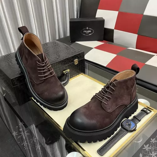 Cheap Prada Boots For Men #1381660 Replica Wholesale [$102.00 USD] [ITEM#1381660] on Replica Prada Boots