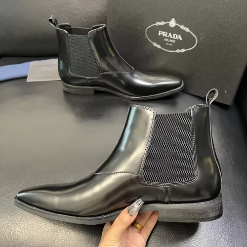 Cheap Prada Boots For Men #1381663 Replica Wholesale [$150.00 USD] [ITEM#1381663] on Replica Prada Boots