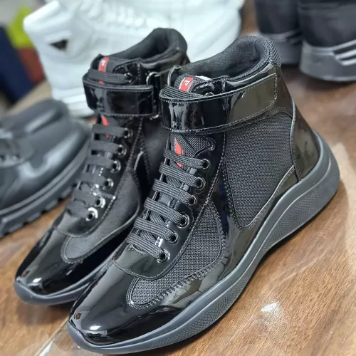 Prada High Top Shoes For Men #1381669