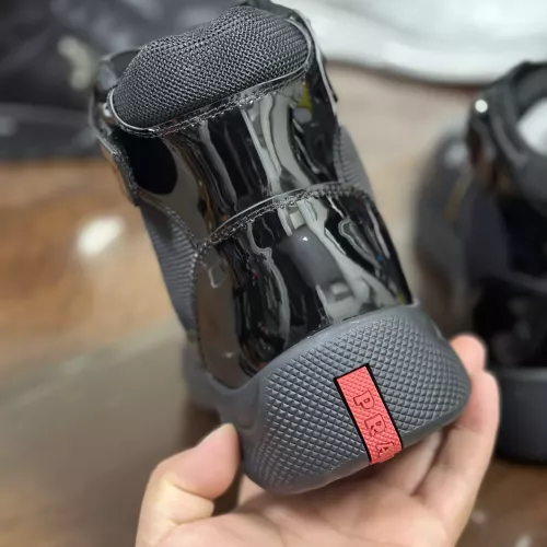 Cheap Prada High Top Shoes For Men #1381669 Replica Wholesale [$92.00 USD] [ITEM#1381669] on Replica Prada High Top Shoes