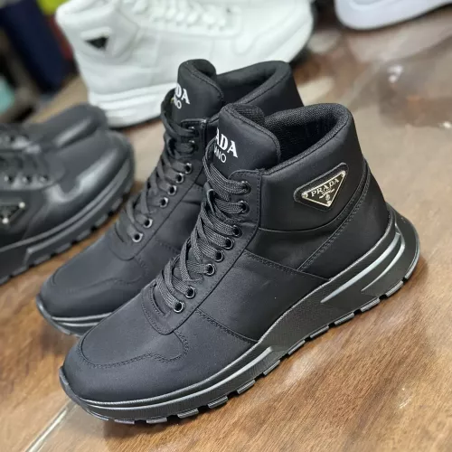 Prada High Top Shoes For Men #1381670