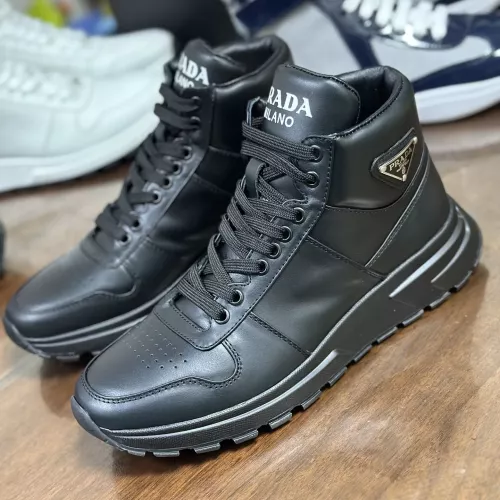 Prada High Top Shoes For Men #1381671