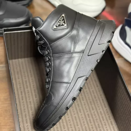 Cheap Prada High Top Shoes For Men #1381671 Replica Wholesale [$100.00 USD] [ITEM#1381671] on Replica Prada High Top Shoes