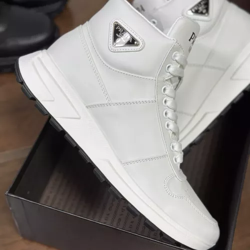 Cheap Prada High Top Shoes For Men #1381672 Replica Wholesale [$100.00 USD] [ITEM#1381672] on Replica Prada High Top Shoes