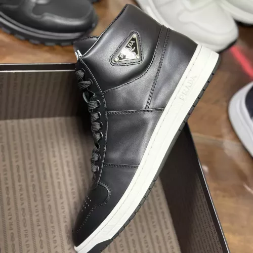 Cheap Prada High Top Shoes For Men #1381673 Replica Wholesale [$100.00 USD] [ITEM#1381673] on Replica Prada High Top Shoes