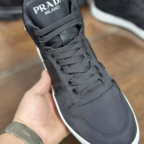 Cheap Prada High Top Shoes For Men #1381674 Replica Wholesale [$98.00 USD] [ITEM#1381674] on Replica Prada High Top Shoes