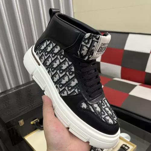 Cheap Christian Dior High Top Shoes For Men #1381686 Replica Wholesale [$82.00 USD] [ITEM#1381686] on Replica Christian Dior High Top Shoes