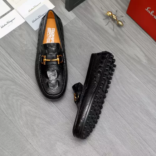 Cheap Salvatore Ferragamo Leather Shoes For Men #1381826 Replica Wholesale [$80.00 USD] [ITEM#1381826] on Replica Salvatore Ferragamo Leather Shoes