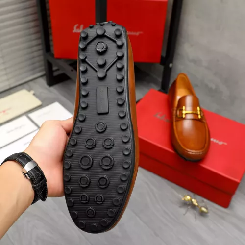 Cheap Salvatore Ferragamo Leather Shoes For Men #1381827 Replica Wholesale [$80.00 USD] [ITEM#1381827] on Replica Salvatore Ferragamo Leather Shoes