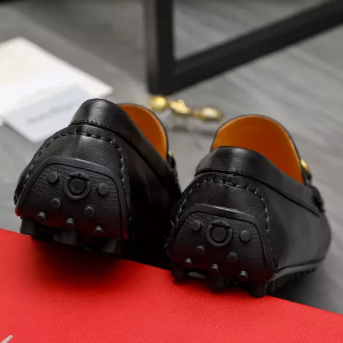 Cheap Salvatore Ferragamo Leather Shoes For Men #1381828 Replica Wholesale [$80.00 USD] [ITEM#1381828] on Replica Salvatore Ferragamo Leather Shoes