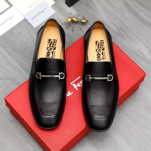 Cheap Salvatore Ferragamo Leather Shoes For Men #1381829 Replica Wholesale [$88.00 USD] [ITEM#1381829] on Replica Salvatore Ferragamo Leather Shoes