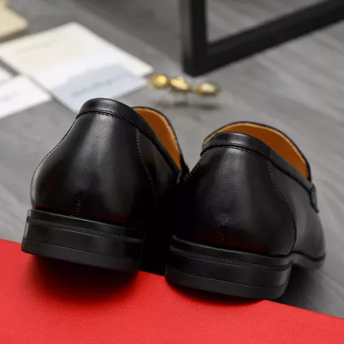 Cheap Salvatore Ferragamo Leather Shoes For Men #1381830 Replica Wholesale [$88.00 USD] [ITEM#1381830] on Replica Salvatore Ferragamo Leather Shoes