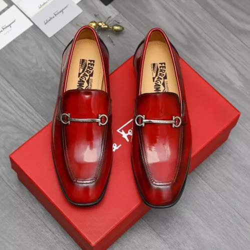 Cheap Salvatore Ferragamo Leather Shoes For Men #1381831 Replica Wholesale [$88.00 USD] [ITEM#1381831] on Replica Salvatore Ferragamo Leather Shoes