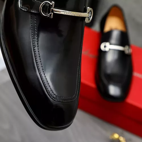 Cheap Salvatore Ferragamo Leather Shoes For Men #1381832 Replica Wholesale [$88.00 USD] [ITEM#1381832] on Replica Salvatore Ferragamo Leather Shoes