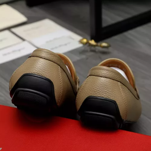 Cheap Salvatore Ferragamo Leather Shoes For Men #1381833 Replica Wholesale [$92.00 USD] [ITEM#1381833] on Replica Salvatore Ferragamo Leather Shoes