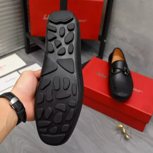 Cheap Salvatore Ferragamo Leather Shoes For Men #1381834 Replica Wholesale [$92.00 USD] [ITEM#1381834] on Replica Salvatore Ferragamo Leather Shoes