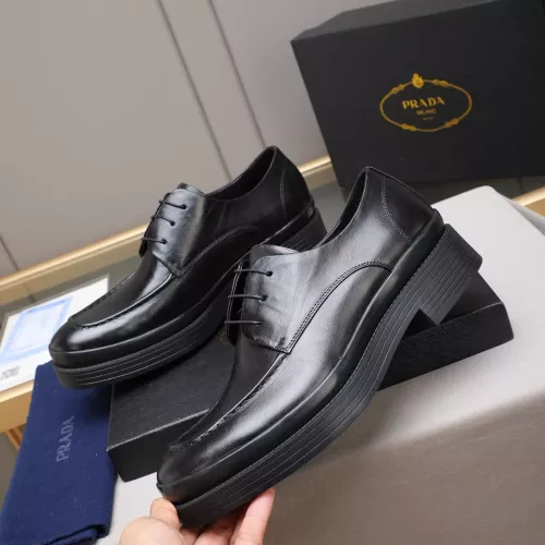 Cheap Prada Leather Shoes For Men #1381837 Replica Wholesale [$100.00 USD] [ITEM#1381837] on Replica Prada Leather Shoes