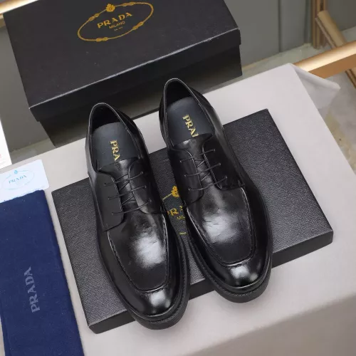 Cheap Prada Leather Shoes For Men #1381837 Replica Wholesale [$100.00 USD] [ITEM#1381837] on Replica Prada Leather Shoes