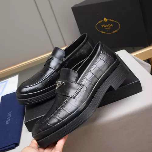 Cheap Prada Leather Shoes For Men #1381839 Replica Wholesale [$100.00 USD] [ITEM#1381839] on Replica Prada Leather Shoes