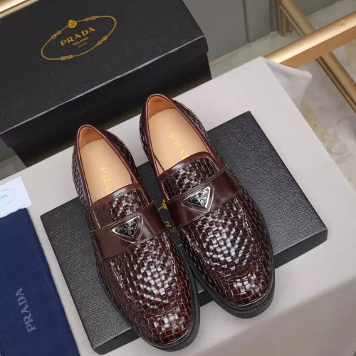 Cheap Prada Leather Shoes For Men #1381840 Replica Wholesale [$115.00 USD] [ITEM#1381840] on Replica Prada Leather Shoes
