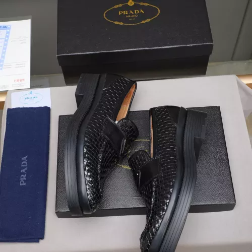 Cheap Prada Leather Shoes For Men #1381841 Replica Wholesale [$115.00 USD] [ITEM#1381841] on Replica Prada Leather Shoes