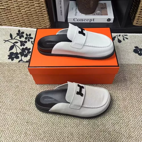 Cheap Hermes Slippers For Men #1381865 Replica Wholesale [$82.00 USD] [ITEM#1381865] on Replica Hermes Slippers