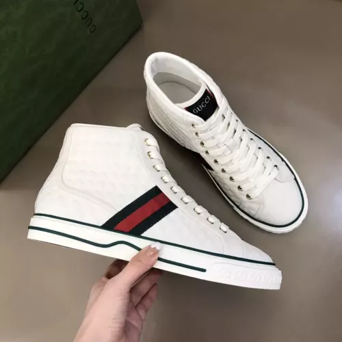 Cheap Gucci High Tops Shoes For Women #1381884 Replica Wholesale [$88.00 USD] [ITEM#1381884] on Replica Gucci High Tops Shoes