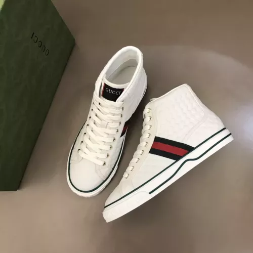 Cheap Gucci High Tops Shoes For Women #1381884 Replica Wholesale [$88.00 USD] [ITEM#1381884] on Replica Gucci High Tops Shoes
