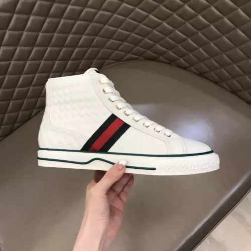 Cheap Gucci High Tops Shoes For Women #1381884 Replica Wholesale [$88.00 USD] [ITEM#1381884] on Replica Gucci High Tops Shoes