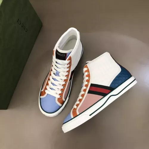Cheap Gucci High Tops Shoes For Men #1381887 Replica Wholesale [$88.00 USD] [ITEM#1381887] on Replica Gucci High Tops Shoes