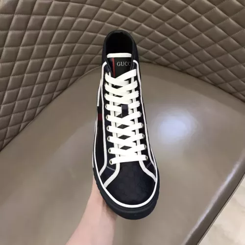Cheap Gucci High Tops Shoes For Men #1381889 Replica Wholesale [$88.00 USD] [ITEM#1381889] on Replica Gucci High Tops Shoes