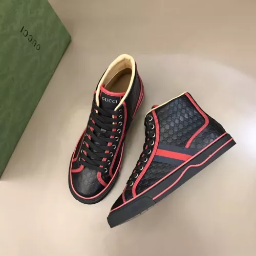 Cheap Gucci High Tops Shoes For Women #1381890 Replica Wholesale [$88.00 USD] [ITEM#1381890] on Replica Gucci High Tops Shoes