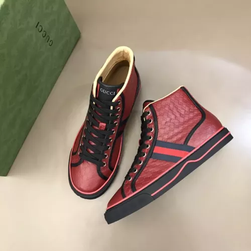 Cheap Gucci High Tops Shoes For Women #1381892 Replica Wholesale [$88.00 USD] [ITEM#1381892] on Replica Gucci High Tops Shoes