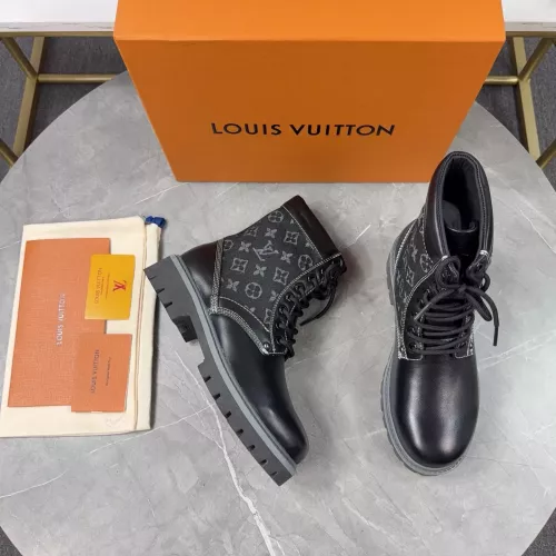 Cheap Louis Vuitton Boots For Women #1381919 Replica Wholesale [$128.00 USD] [ITEM#1381919] on Replica Louis Vuitton Boots