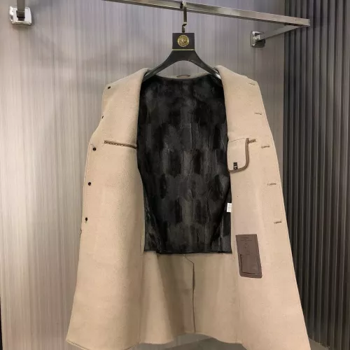 Cheap Fendi Coat Long Sleeved For Men #1381939 Replica Wholesale [$294.21 USD] [ITEM#1381939] on Replica Fendi Coat