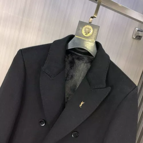 Cheap Yves Saint Laurent YSL Coat Long Sleeved For Men #1381943 Replica Wholesale [$294.21 USD] [ITEM#1381943] on Replica Yves Saint Laurent YSL Coat