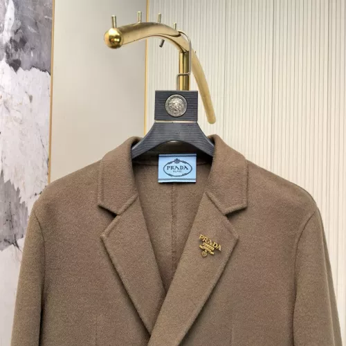Cheap Prada Coat Long Sleeved For Men #1381950 Replica Wholesale [$264.46 USD] [ITEM#1381950] on Replica Prada Coat