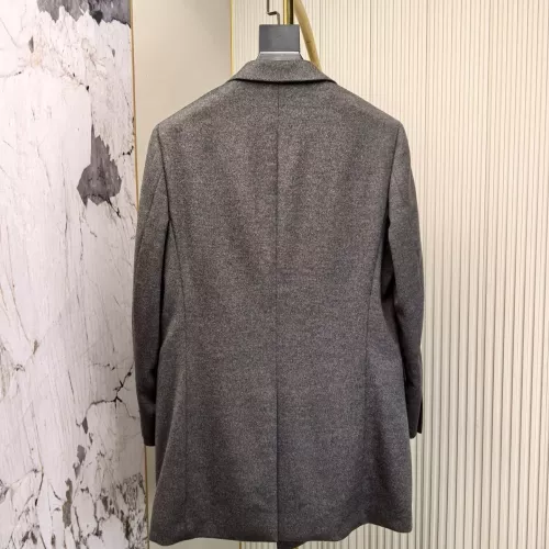 Cheap Yves Saint Laurent YSL Coat Long Sleeved For Men #1381952 Replica Wholesale [$314.05 USD] [ITEM#1381952] on Replica Yves Saint Laurent YSL Coat