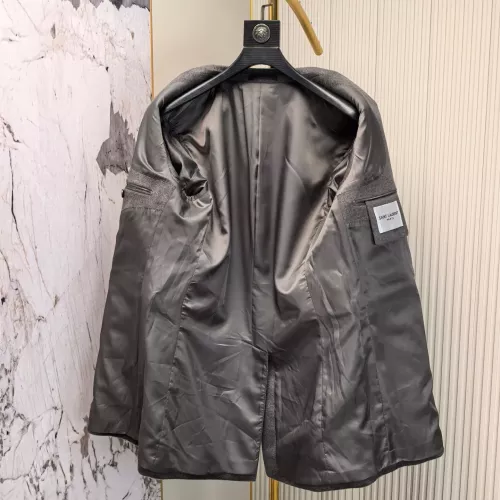 Cheap Yves Saint Laurent YSL Coat Long Sleeved For Men #1381952 Replica Wholesale [$314.05 USD] [ITEM#1381952] on Replica Yves Saint Laurent YSL Coat