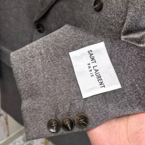 Cheap Yves Saint Laurent YSL Coat Long Sleeved For Men #1381952 Replica Wholesale [$314.05 USD] [ITEM#1381952] on Replica Yves Saint Laurent YSL Coat
