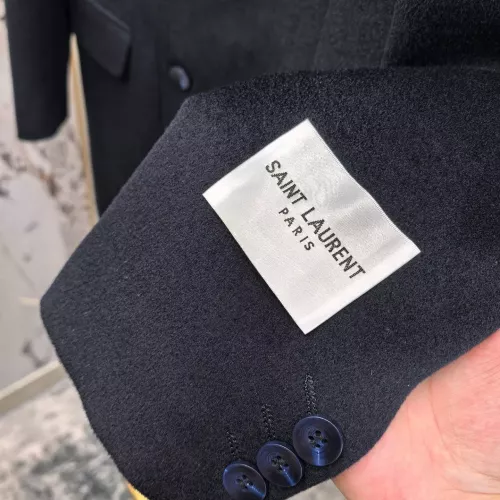 Cheap Yves Saint Laurent YSL Coat Long Sleeved For Men #1381953 Replica Wholesale [$314.05 USD] [ITEM#1381953] on Replica Yves Saint Laurent YSL Coat
