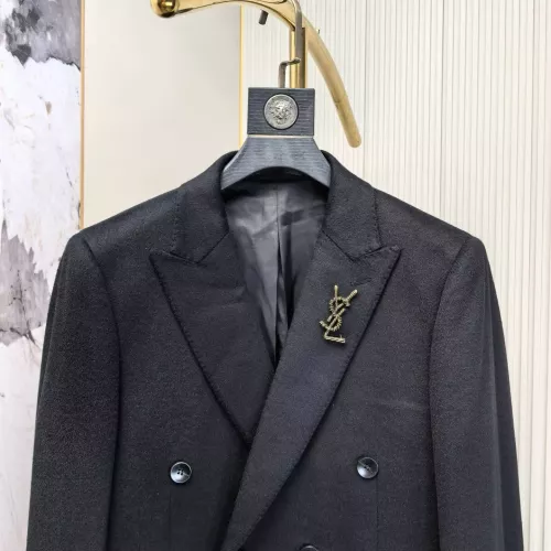 Cheap Yves Saint Laurent YSL Coat Long Sleeved For Men #1381954 Replica Wholesale [$314.05 USD] [ITEM#1381954] on Replica Yves Saint Laurent YSL Coat