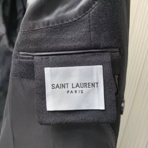 Cheap Yves Saint Laurent YSL Coat Long Sleeved For Men #1381954 Replica Wholesale [$314.05 USD] [ITEM#1381954] on Replica Yves Saint Laurent YSL Coat