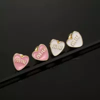 Cheap MIU MIU Earrings For Women #1373161 Replica Wholesale [$25.00 USD] [ITEM#1373161] on Replica MIU MIU Earrings