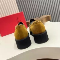 Cheap Valentino Leather Shoes For Men #1373216 Replica Wholesale [$128.00 USD] [ITEM#1373216] on Replica Valentino Leather Shoes